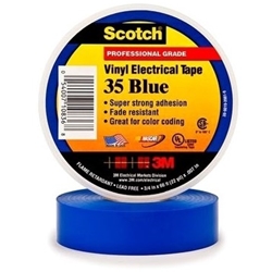 3/4 in X 66 ft Blue Vinyl Electrical Tape