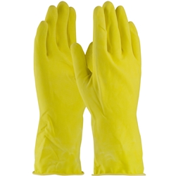 Assurance Unsupported Latex Gloves - Flock Lined with Honeycomb Grip