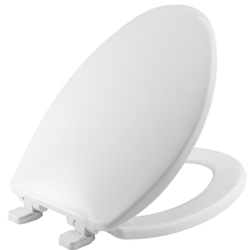 Elongated Toilet Seat in White