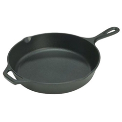 Lodge Pre-Seasoned 10.25 Inch Cast Iron Skillet with Assist Handle
