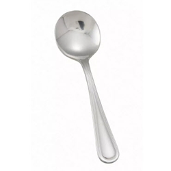 5 7/8" Bouillon Spoon with 18/0 Stainless Grade