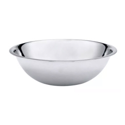 Mixing Bowl, 3 qt, Rolled Edge, Mirror Polished