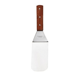 Turner, 8" x 3" blade, wood handle, stainless steel blades