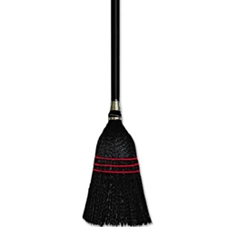 Flag Tipped Poly Bristle Lobby Upright Broom