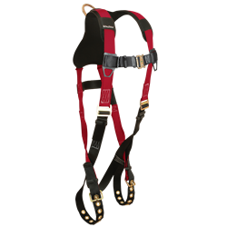 Tradesman® Plus 1D Standard Non-belted Full Body Harness, Tongue Buckle Leg Adjustment