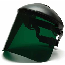 Dark Green Tinted Face Shield