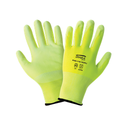 PUG-118 - High-Visibility PU Coated Cut Resistant Gloves
