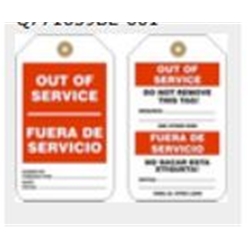 Out of Service tag