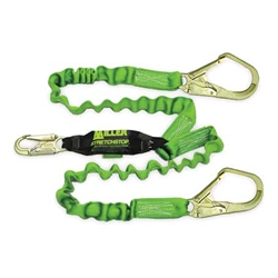 StretchStop twin-leg w/ locking snap hook & locking rebar hooks 6' Green