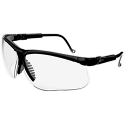 Uvex Genesis Black Frame Clear Lens Safety Glass